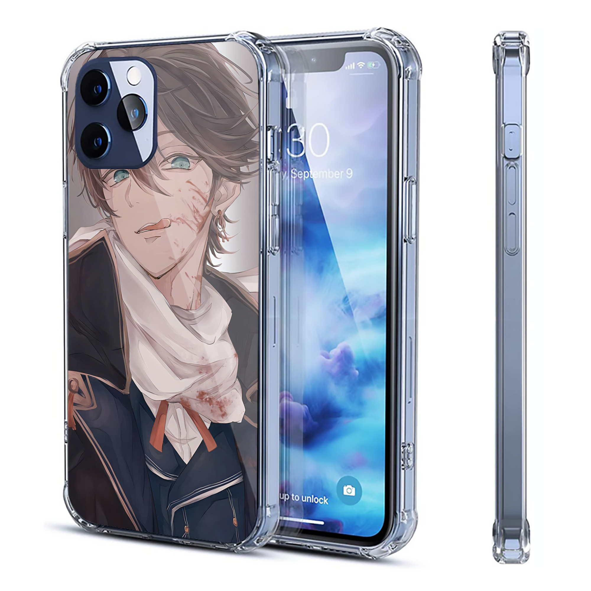 （画像用） 刀剣乱舞 Touken Ranbu 【iPhone 12シリーズ対応】透明スマホケース（クリアソフトケース）